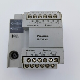 可编程逻辑控制器 AFPX0L14R 拆机包好 X0L14R松下Panasonic