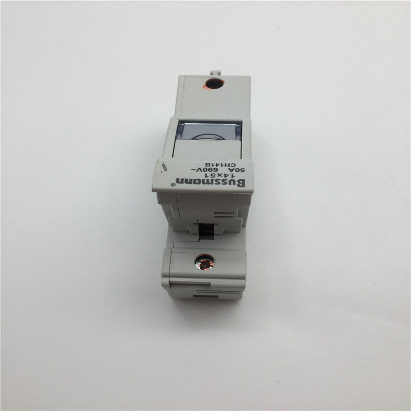 bussmann熔断器底座CH141B 14x51mm 690V 50A现货 装机未使用