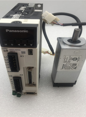 松下伺服驱动器MADLN05SE+电机MHMF012L1V2M 0.1KW 现货 无包装