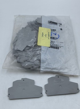 D-STTBS 2.5德国菲尼克斯原装端板3038503，全新未拆封