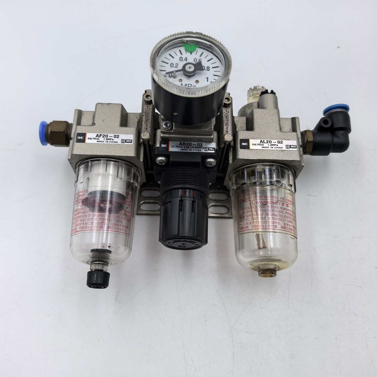 SMC气动三联件AF20-02过滤器