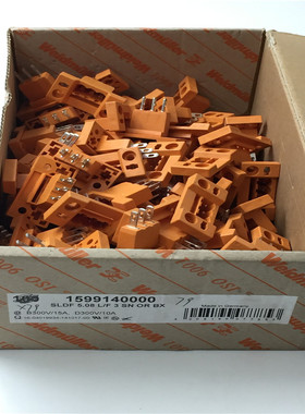 Weidmuller魏德米勒端子1599140000 SLDF 5.08 L/F 3 SN OR BX