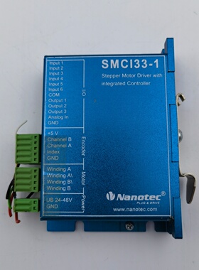 SMCI33-1 Nanotec步进电机闭环控制器原装拆机件成色漂亮功能完好