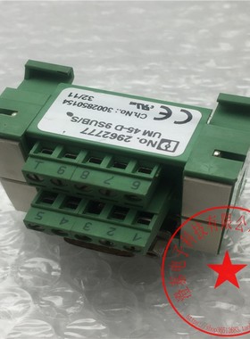 HOENIX CONTACT菲尼克斯端子台UM 45-D 9SUB/S 2962777 包好