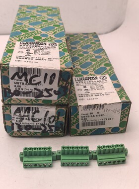 菲尼克斯MSTB2.5/6-STF-5.08 1778027 原装6位连接器 5.08mm间距