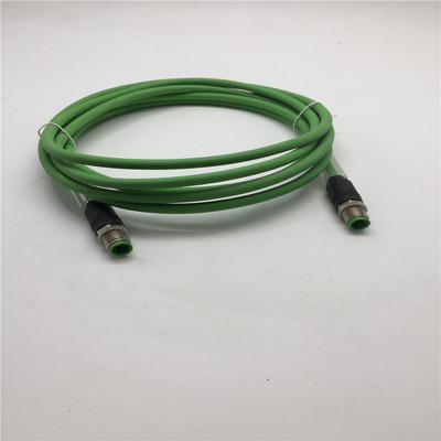 MURR 4芯公头+4芯公头连接线7000-44511-7960300 3米功能完好现货