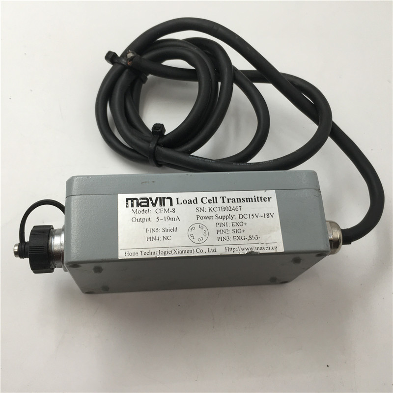 拆机MAVIN称重传感器变送器CFM-8 5-19mA实物图 现货包好