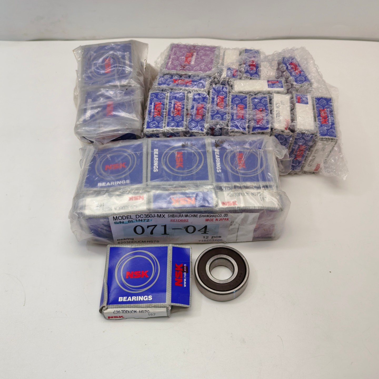 NSK6203DDUCM双面密封轴承