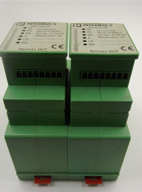 菲尼克斯INTERBUS-S数字输出模块IBS ST 24BKM-T 2750154实物实拍