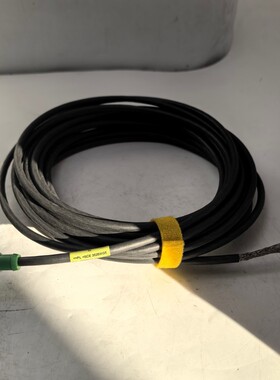 菲尼克斯原装 1500758 M12 5孔母头转5线工业级连接线10米PUR护套