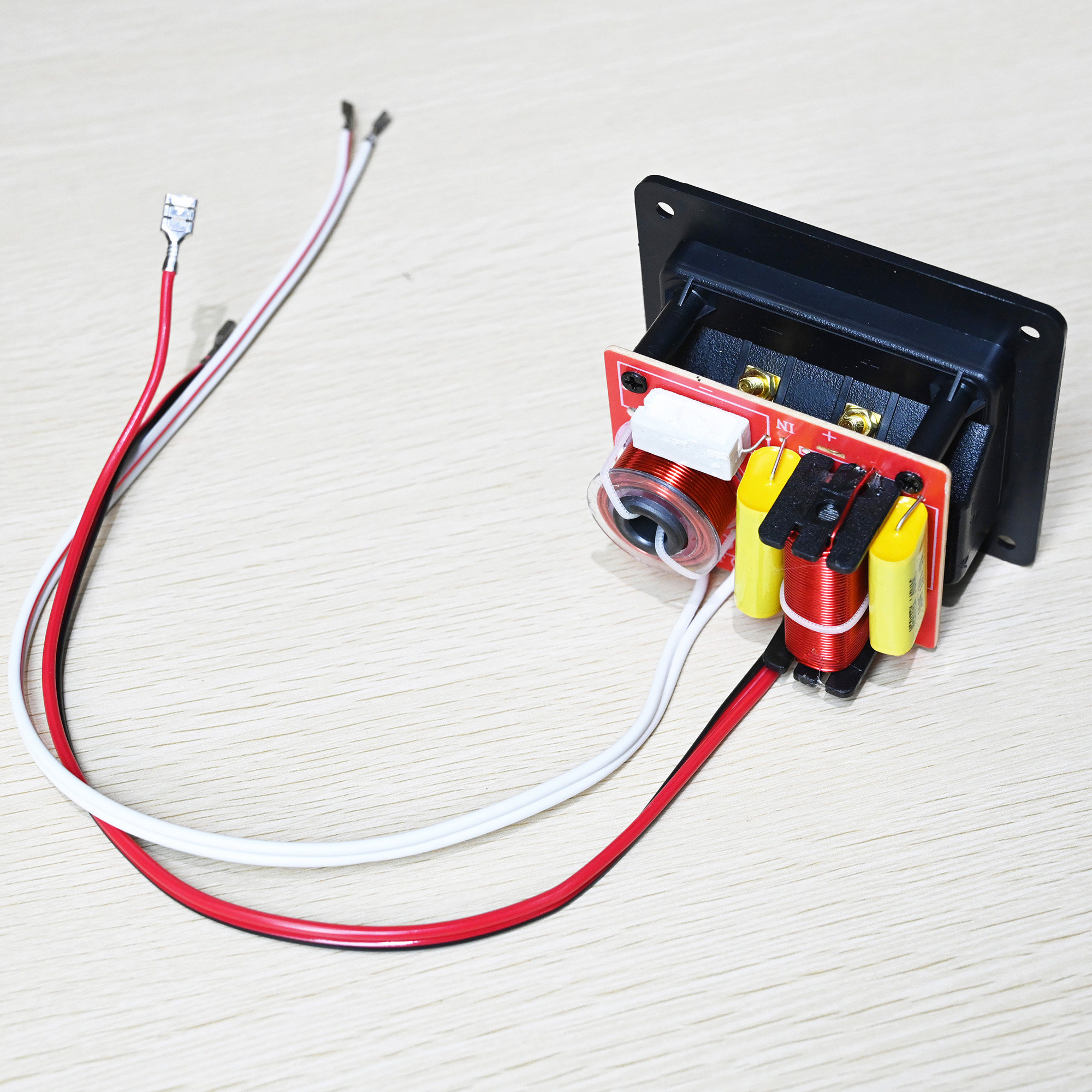 音箱二分频器适用5-6.5寸高低音分频点2800HZ本店方线盒孔专用盒