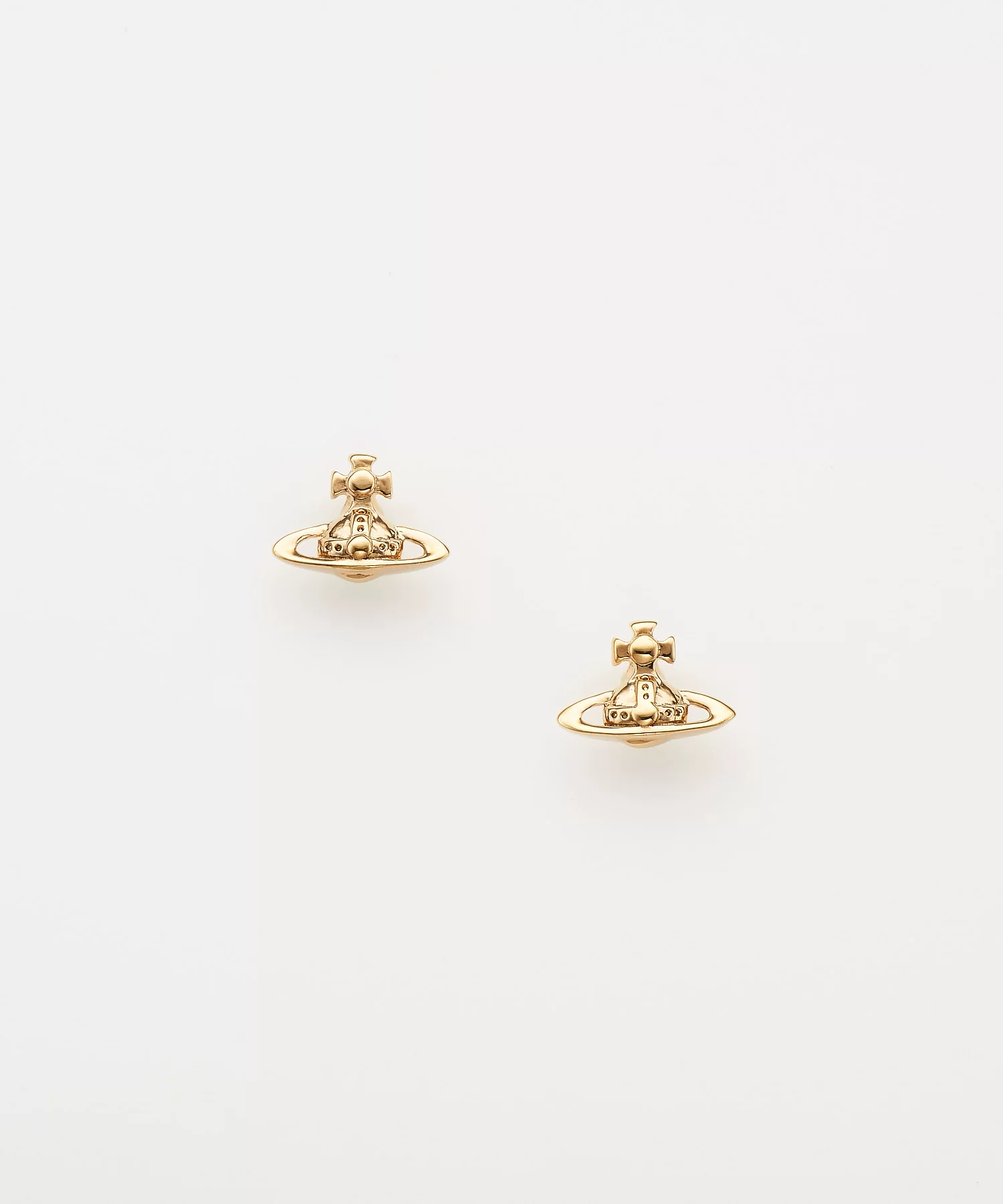 Япония покупкаVivienne Westwood Queen Mother West Simple Saturn Earrings Men's Lorelei
