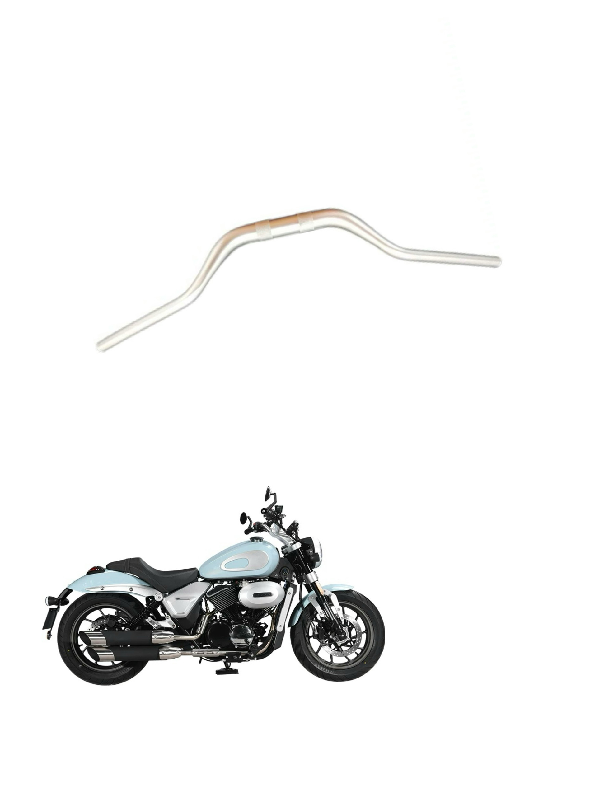 DX250爵士捷车把 方向把 美俊特JSJ250-3手把管 龙头把 车把管