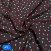 2026 summer faux silk double crepe chiffon fabric for half skirts, dresses, trousers, shirts, short sleeves and flowing fabrics thumbnail 4