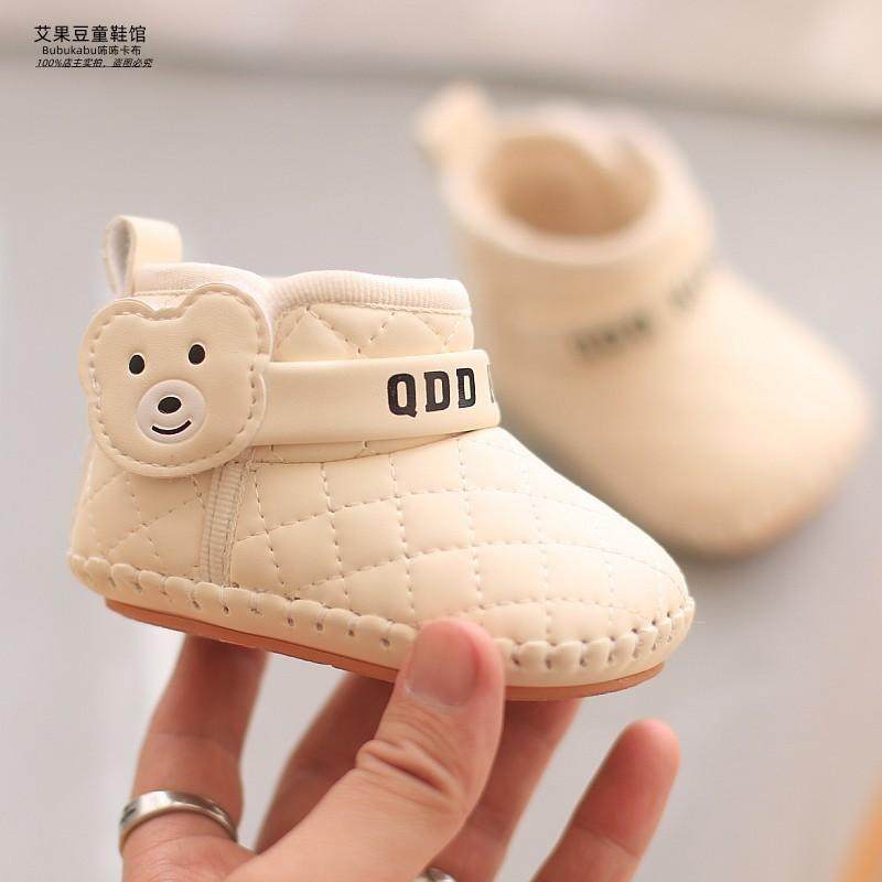 婴儿雪地靴加绒加厚保暖学步鞋