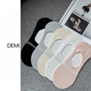 新款 春季 超隐形船袜舒适亲肤清新不掉跟袜子F1775 RUILI定制 MISS