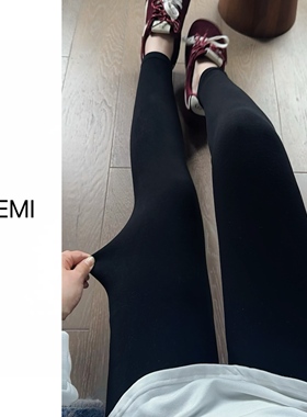 MISS RUILI 定制 秋冬高腰显瘦外穿紧身保暖打底裤F1319