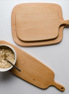 E厘米实木托盘原木质方形水杯盘木碟木盘子面包板点心果盘寿司板