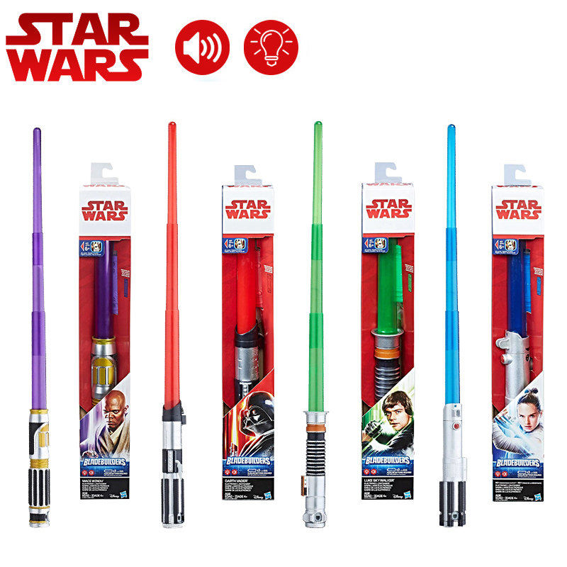 孩之宝星球大战e8电能光剑绝地武士伸缩发光激光剑男孩玩具c1568