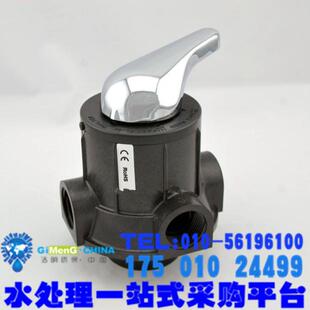 直营新款润新阀金属手柄水处理手动过滤阀机头石英砂活性炭阀4吨
