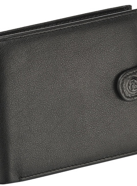 英国进口fredbennett男士真皮钱包短款钱包黑色轻奢时尚礼品