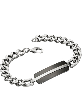 英国进口fredbennett男士轻奢时尚简约钛钢手链不掉色个性配饰潮