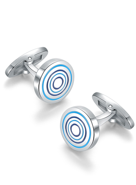 英国进口fredbennett圆形袖口钉法式衬衣男士轻奢可刻字衬衫袖扣