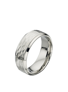 英国进口fredbennett戒指男潮流不锈钢食指指环简约个性光面宽戒