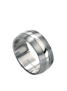 英国进口fredbennett不锈钢戒指男欧美时尚简约个性潮流嘻哈指环