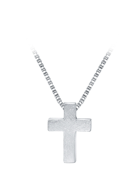 英国进口fredbennett男士项链手工制作925银饰十字架吊坠嘻哈项链