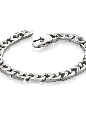 fredbennett英国进口男士饰品B4567男士钛钢抛光手链休闲百搭特价