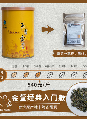 【单泡】顺记玉露金萱奶香乌龙