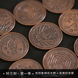 星之所在 时之刻 死灵之书主题金属纪念章 合金铸币收藏卡 现货