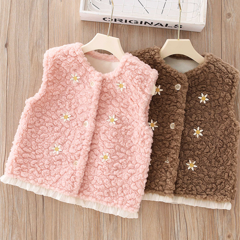 儿童冬装女童秋冬季新款洋气马甲加绒加厚宝宝外穿保暖背心坎肩,童装/婴儿装/亲子装,马甲,淘宝优惠券,粉丝福利购,淘宝优惠卷