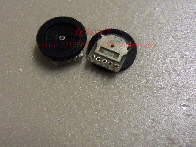 双联 拨盘电位器 16MM*2MM B50K B503 齿轮调音量电位器