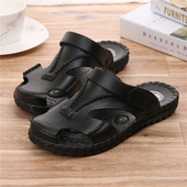 拖鞋 男士 防滑沙滩鞋 夏季 回力凉鞋 透气凉拖平底鞋 男包头休闲沙滩鞋