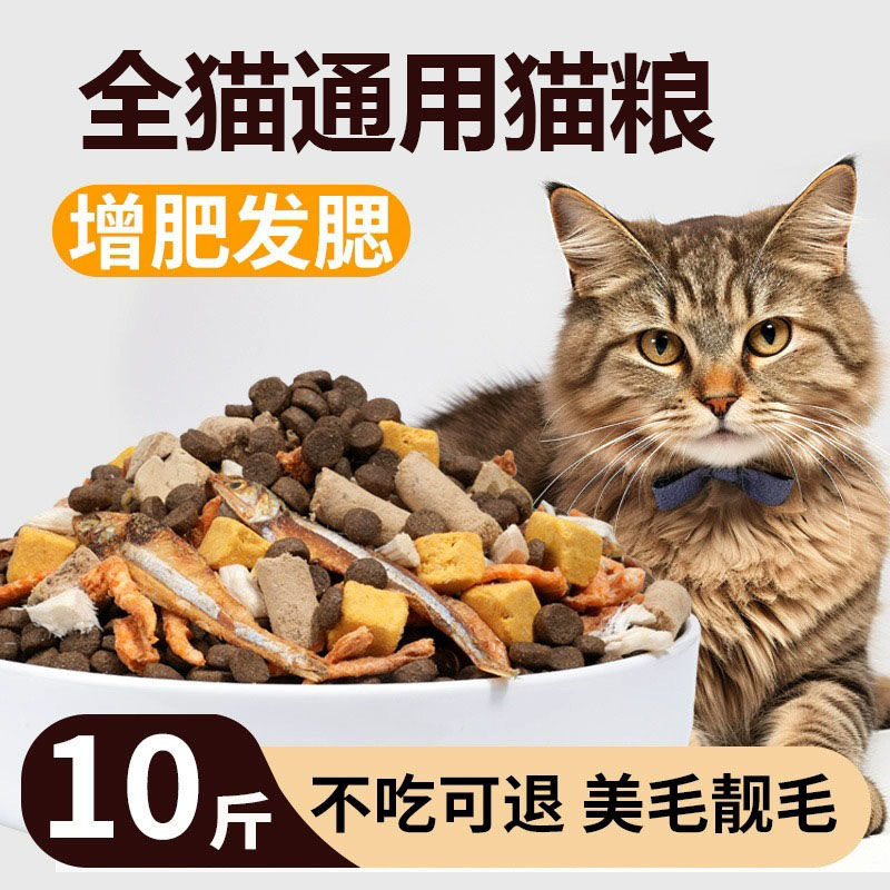 猫咪猫粮冻干全阶段营养鱼肉味清
