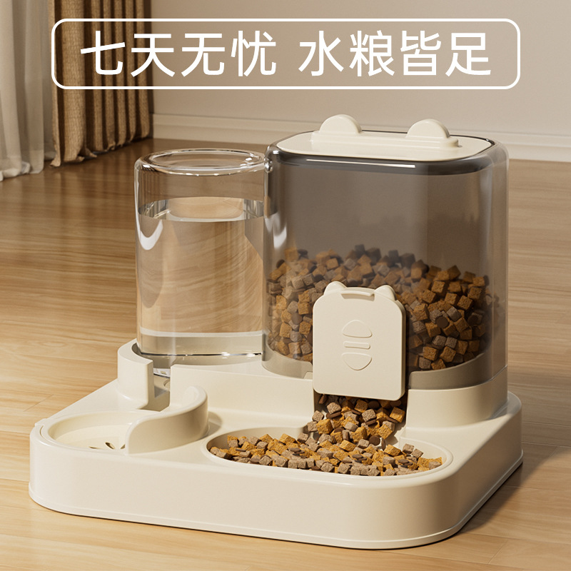 宠物喂食器透明储粮桶大容量自动