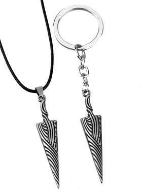 游戏周边Hollow Knight空洞骑士周边纯净钉剑骨钉挂件钥匙扣项链