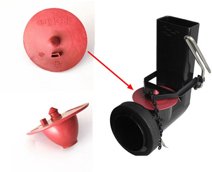 皮塞 科乐马桶配件3384 拍盖排水阀 17510 皮碗密封盖止水封 3722