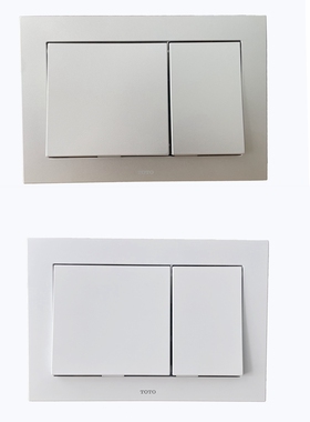 TOTO挂式马桶水箱面板MB007D隐藏暗装037水箱配件排水方形按钮