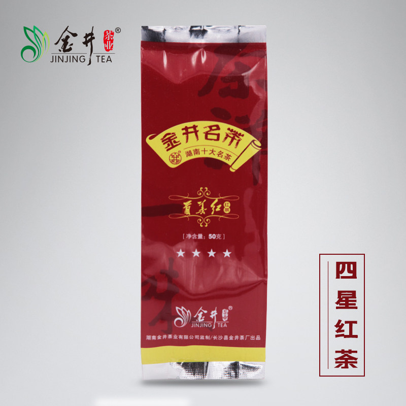 2024金井茶业 首善红 四星 红茶 50克 湖南十大名茶 金茶