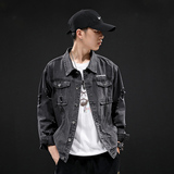 806-P80新款男士外套春秋款潮流百搭休闲夹克男装上衣，男装夹克，星座1305