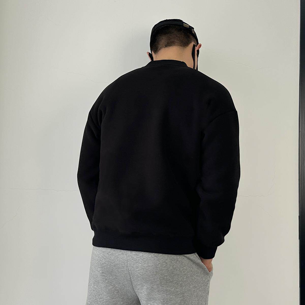 8601-P85新款精品圆领卫衣男士加绒加厚情侣宽松大码上衣,男装卫衣,星座1305