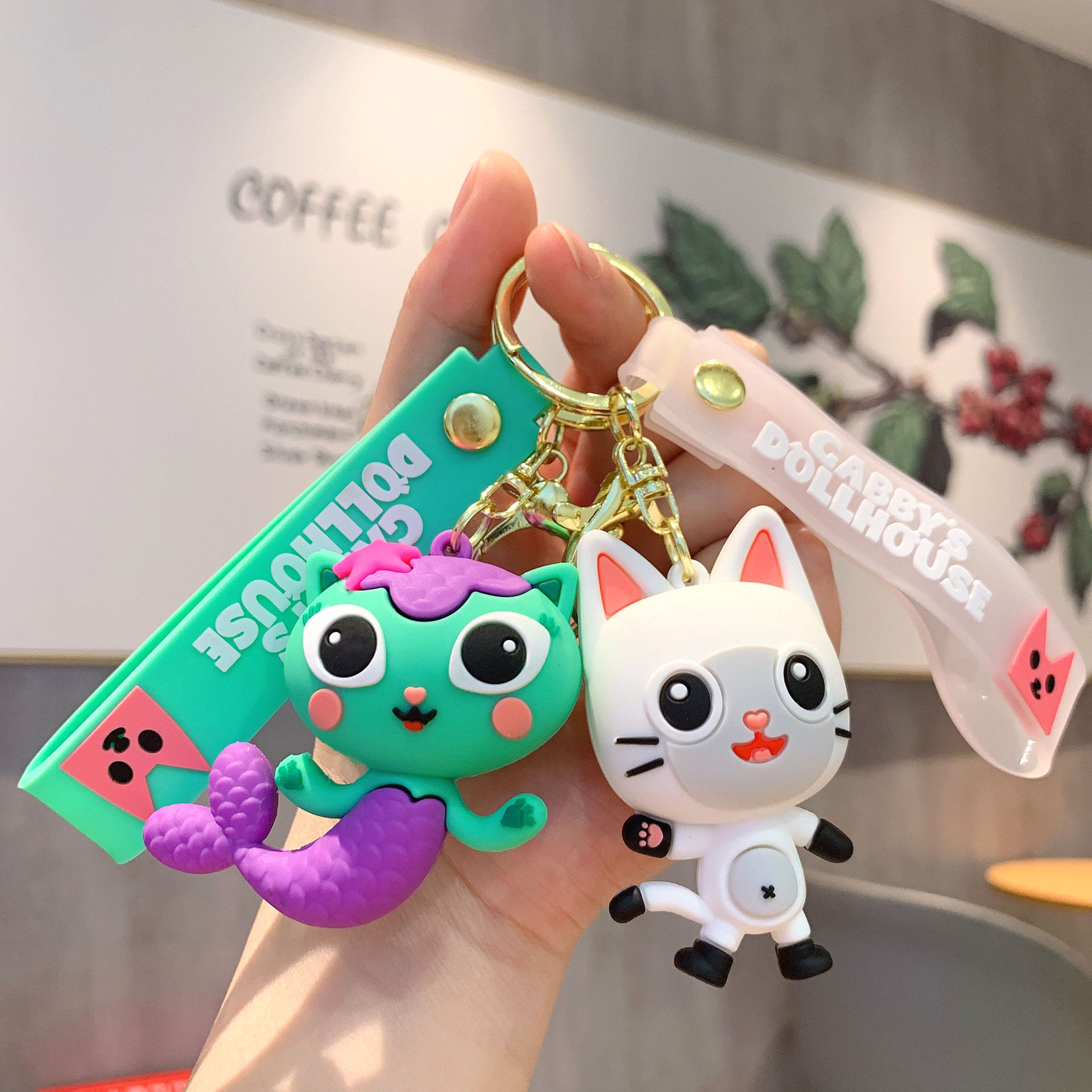 卡通变装动物钥匙扣PVC立体大号公仔礼品汽车钥匙链包包挂饰礼品