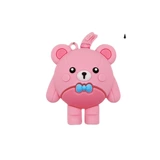 Брелок, силиконовая подвеска, украшение на сумку, с медвежатами, популярно в интернете