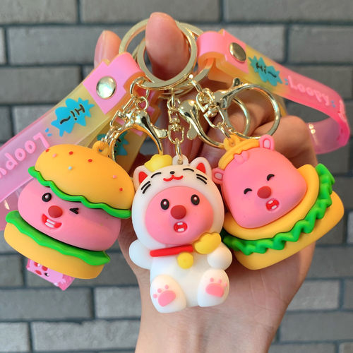 小海狸钥匙扣WIDODO硅胶露比