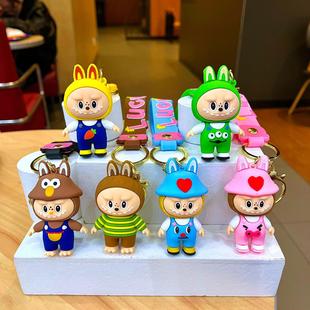 新款龅牙小绵羊网红动漫可爱系列钥匙扣汽车背包公仔礼品钥匙扣