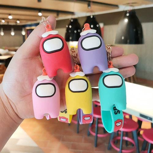 Мультяшный силиконовый брелок, милая креативная сумка подходит для мужчин и женщин, подвеска, новая коллекция