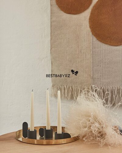 黄铜烛台北欧创意浪漫摆件装饰